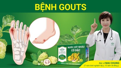 Bệnh GOUTS và phản ứng của Noni4x có thể xảy ra