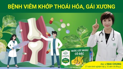 VIÊM KHỚP, THOÁI HÓA, GAI XƯƠNG và phản ứng của Noni4x có thể xảy ra