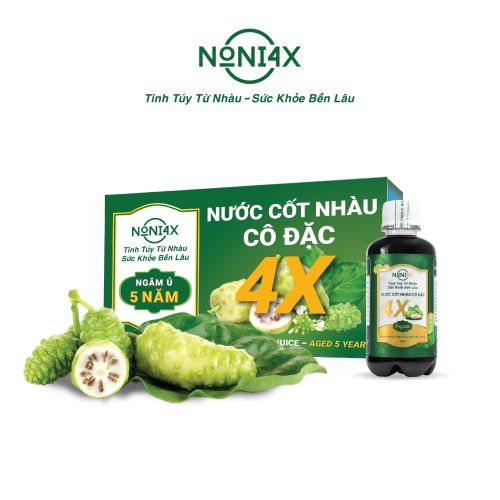 NONI4X VS CÁC LOẠI NƯỚC CỐT NHÀU - KHÁC BIỆT NẰM Ở ĐÂU
