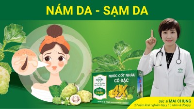 NÁM DA, SẠM DA và phản ứng của Noni4x có thể xảy ra