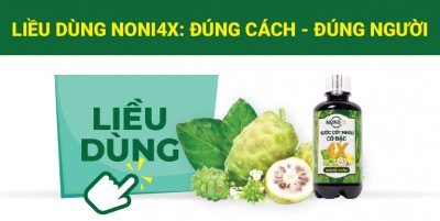 Liều Dùng Noni4X Theo Từng Độ Tuổi Và Thể Trạng – Hướng Dẫn Chi Tiết