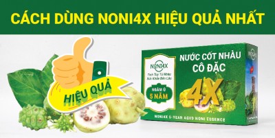 Hướng Dẫn Sử Dụng Nước Cốt Nhàu Cô Đặc Noni4X Đúng Cách Để Đạt Hiệu Quả Tối Ưu