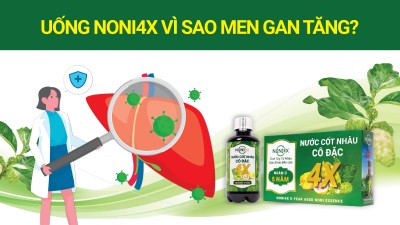 VIÌ SAO MEN GAN TĂNG KHI DÙNG NƯỚC CỐT NHÀU NONI4X ?