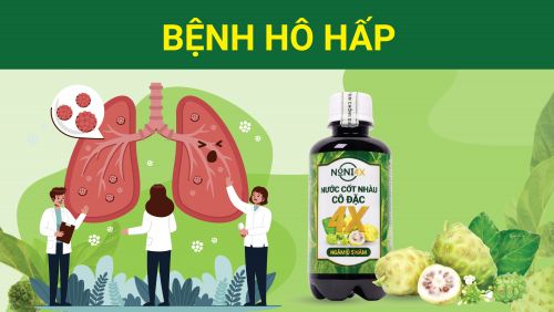 Bệnh HÔ HẤP và phản ứng của Noni4x có thể xảy ra