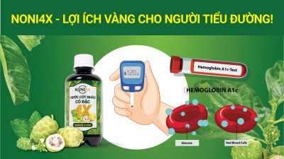 TẠI SAO NƯỚC CỐT NHÀU 4X LẠI HỖ TRỢ HIỆU QUẢ CHO BỆNH TIỂU ĐƯỜNG?