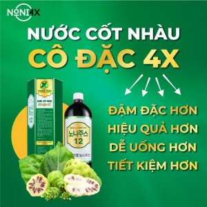 NƯỚC CỐT NHÀU CÔ ĐẶC 4X